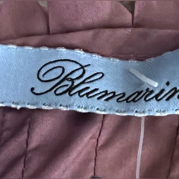 Blumarine Dusty Rose Tiered A-Line Skirt - Picture 5 of 8